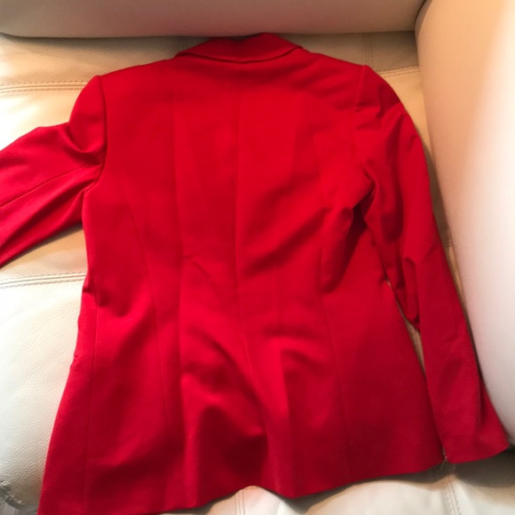 Theory size 4 fitted blazer. Gold zipper/button - Picture 8 of 8